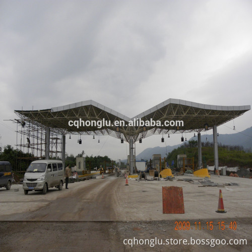 China prefabricated steel structure service station